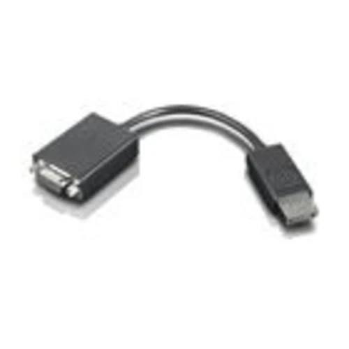 Lenovo DisplayPort - VGA, 0.2 m, VGA, DisplayPort, Male, Male, 68 g