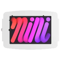 Compulocks iPad Mini 8.3 Space Enclosure Wall Mount - Cassa - per tablet - bloccabile - alluminio ad alta purezza - bianco - dimensione schermo 8.3 - interfaccia montaggio 100 x 100 mm - installabile a parete - per Apple iPad mini (6 generazione)