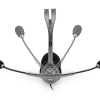 Logitech H110 headset, Wired, Office/Call center, 20 - 20000 Hz, 74 g, Headset, Black, Silver