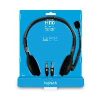 Logitech H110 headset, Wired, Office/Call center, 20 - 20000 Hz, 74 g, Headset, Black, Silver