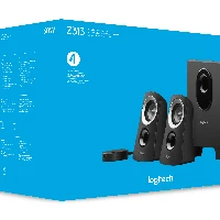 Logitech Z313 Rich Balanced Sound, 2.1 channels, 25 W, PC, Black, 50 W, Wired