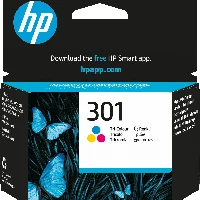 HP 301 - 3 ml - colore (ciano, magenta, giallo) - originale - cartuccia d'inchiostro - per Deskjet 1000, 1010, 1050 J410, 1050A J410, 1051A J410, 1055 J410, 1056 J410, 1510, 1512