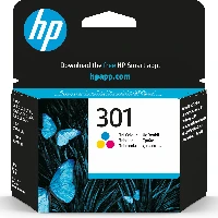 HP 301 - 3 ml - colore (ciano, magenta, giallo) - originale - cartuccia d'inchiostro - per Deskjet 1000, 1010, 1050 J410, 1050A J410, 1051A J410, 1055 J410, 1056 J410, 1510, 1512