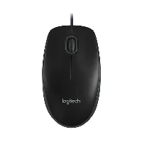 Logitech Desktop MK120, Full-size (100%), Wired, USB, QWERTY, Black, Mouse included