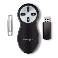 Kensington Wireless Presenter - Nano Receiver, RF, USB, 20 m, Black