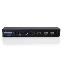 C2G 89023, HDMI, 4x HDMI, 1920 x 1080 pixels, Black, 45 m, 2250 MHz