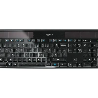 Logitech Wireless Solar Keyboard K750, Full-size (100%), Wireless, RF Wireless, QWERTZ, Black