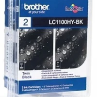 Brother LC-1100HYBKBP2DR, Pigment-based ink, 2 pc(s), Multi pack