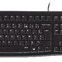 Logitech Keyboard K120 for Business, Full-size (100%), Wired, USB, AZERTY, Black