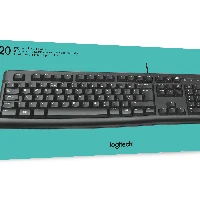 Logitech Keyboard K120 for Business, Full-size (100%), Wired, USB, AZERTY, Black
