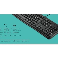 Logitech Keyboard K120 for Business, Full-size (100%), Wired, USB, AZERTY, Black