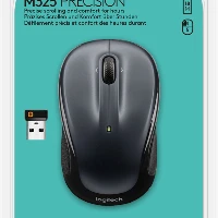Logitech Wireless Mouse M325, Ambidextrous, Optical, RF Wireless, 1000 DPI, Black