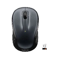 Logitech Wireless Mouse M325, Ambidextrous, Optical, RF Wireless, 1000 DPI, Black