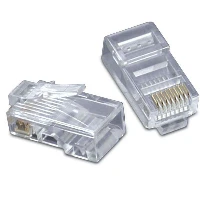 C2G RJ45 Cat5E Modular Plug for Flat Stranded Cable - Connettore di rete - RJ-45 (M) - CAT 5e (pacchetto di 50)