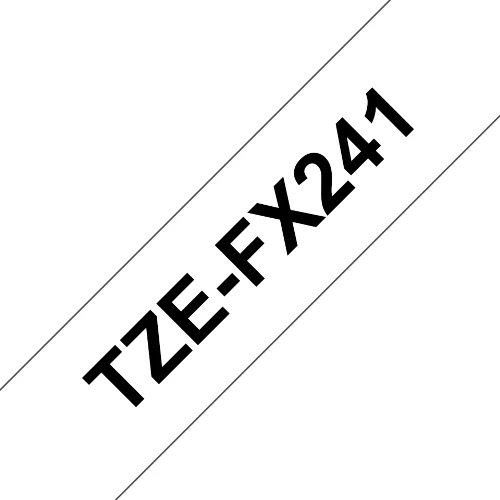 Brother TZe-FX241, Black on white, TZ, 1.8 cm, 8 m, 1 pc(s), 1.8 cm