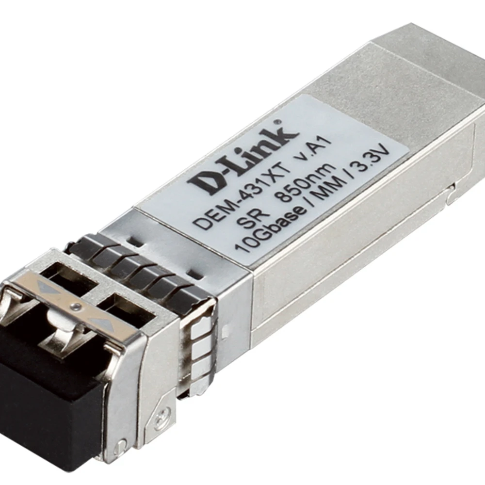 D-Link DEM-431XT, Fiber optic, 10000 Mbit/s, SFP+, LC, 50/125,62.5/125 m, 300 m