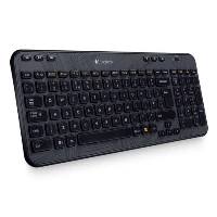 Logitech Wireless Keyboard K360, Wireless, RF Wireless, AZERTY, Black