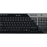 Logitech Wireless Keyboard K360, Mini, RF Wireless, QWERTY, Black