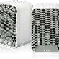Epson Active Speakers (2 x 15W) - ELPSP02, 2.0 channels, Wired, 30 W, 80 - 20000 Hz, 8 O, White