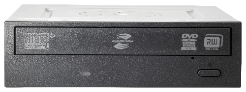 HP 16X SATA SuperMulti Black Drive, Tray, Vertical/Horizontal, DVDRW, Serial ATA, 2 MB, 48x