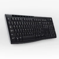 Logitech Wireless Keyboard K270, Full-size (100%), Wireless, RF Wireless, QWERTY