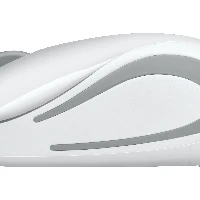 Logitech Wireless Mini Mouse M187, Ambidextrous, Optical, RF Wireless, 1000 DPI, Silver, White