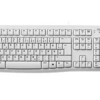 Logitech Keyboard K120 for Business, Full-size (100%), Wired, USB, QWERTZ, White