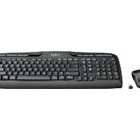 Logitech Wireless Combo MK330, Full-size (100%), Wireless, RF Wireless, QWERTY, Mouse included