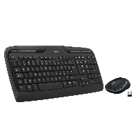 Logitech Wireless Combo MK330, Full-size (100%), Wireless, USB, QWERTZ, Mouse included