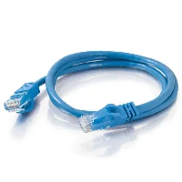 C2G Cat6a Booted Shielded (STP) Network Patch Cable - Cavo patch - RJ-45 (M) a RJ-45 (M) - 7 m - STP - CAT 6a - stampato, antiaggrovigliamento, bloccato - blu