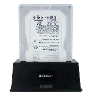 StarTech.com 3.5in Silicone Hard Drive Protector Sleeve with Connector Cap, Sleeve case, Silicone, Transparent, 3.5