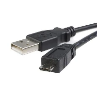 StarTech.com 0.5m Micro USB Cable - A to Micro B, 0.5 m, USB A, Micro-USB B, USB 2.0, Male/Male, Black