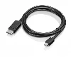 Lenovo 0B47091, 2 m, mini DisplayPort, DisplayPort, Male, Male, Black