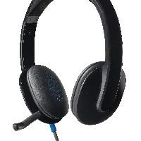 Logitech H540, Wired, Office/Call center, 20 - 20000 Hz, 120 g, Headset, Black