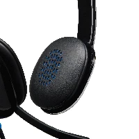 Logitech H540, Wired, Office/Call center, 20 - 20000 Hz, 120 g, Headset, Black