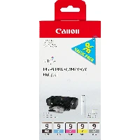 Canon PGI-9 PBK/C/M/Y/GY 5 Ink Cartridge Multipack, Standard Yield, 5 pc(s), Multi pack