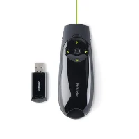 Kensington Presenter Expert Wireless Cursor Control with Green Laser, RF, USB, 45 m, Black