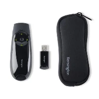 Kensington Presenter Expert Wireless Cursor Control with Green Laser, RF, USB, 45 m, Black