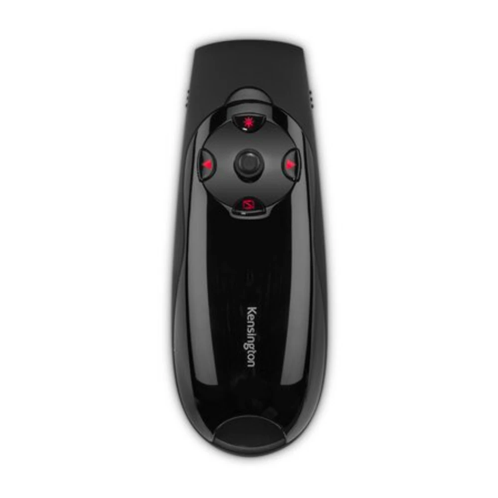 Kensington Presenter Expert Wireless Cursor Control with Red Laser, RF, USB, 45 m, Black
