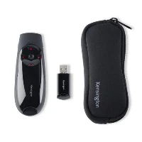 Kensington Presenter Expert Wireless Cursor Control with Red Laser, RF, USB, 45 m, Black