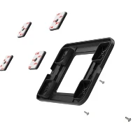 Compulocks Universal Invisible Mount Plate - Componente di montaggio (piastra di montaggio universale) - per notebook / tablet - nero - installabile su supporto