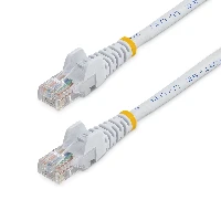 StarTech.com Cat5e Patch Cable with Snagless RJ45 Connectors - 3m, White, 3 m, Cat5e, U/UTP (UTP), RJ-45, RJ-45