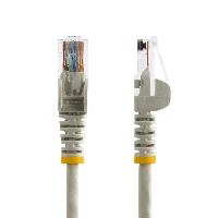 StarTech.com Cat5e Patch Cable with Snagless RJ45 Connectors - 5 m, Grey, 5 m, Cat5e, U/UTP (UTP), RJ-45, RJ-45