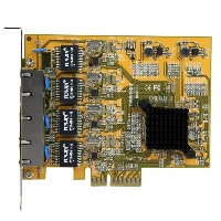 StarTech.com 4-Port PCIe Gigabit Network Adapter Card, Internal, Wired, PCI Express, Ethernet, 2000 Mbit/s
