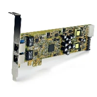 StarTech.com Dual Port PCI Express Gigabit Ethernet PCIe Network Card Adapter - PoE/PSE, Internal, Wired, PCI Express, Ethernet, 2000 Mbit/s