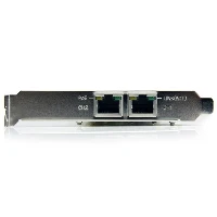 StarTech.com Dual Port PCI Express Gigabit Ethernet PCIe Network Card Adapter - PoE/PSE, Internal, Wired, PCI Express, Ethernet, 2000 Mbit/s