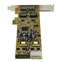 StarTech.com Dual Port PCI Express Gigabit Ethernet PCIe Network Card Adapter - PoE/PSE, Internal, Wired, PCI Express, Ethernet, 2000 Mbit/s