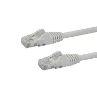 StarTech.com 10m CAT6 Ethernet Cable - White CAT 6 Gigabit Ethernet Wire -650MHz 100W PoE RJ45 UTP Network/Patch Cord Snagless w/Strain Relief Fluke Tested/Wiring is UL Certified/TIA, 10 m, Cat6, U/UTP (UTP), RJ-45, RJ-45