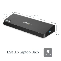 StarTech.com USB 3.0 Docking Station Dual Monitor with HDMI & 4K DisplayPort - USB 3.0 to 4x USB-A, Ethernet, HDMI and DP - USB Type A Universal Laptop Docking Station for Mac & Windows, Wired, USB 3.2 Gen 1 (3.1 Gen 1) Type-B, 3.5 mm, USB Type-A, 10,100,1000 Mbit/s, IEEE 802.3, IEEE 802.3ab, IEEE 802.3u