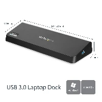 StarTech.com USB 3.0 Docking Station Dual Monitor with HDMI & 4K DisplayPort - USB 3.0 to 4x USB-A, Ethernet, HDMI and DP - USB Type A Universal Laptop Docking Station for Mac & Windows, Wired, USB 3.2 Gen 1 (3.1 Gen 1) Type-B, 3.5 mm, USB Type-A, 10,100,1000 Mbit/s, IEEE 802.3, IEEE 802.3ab, IEEE 802.3u